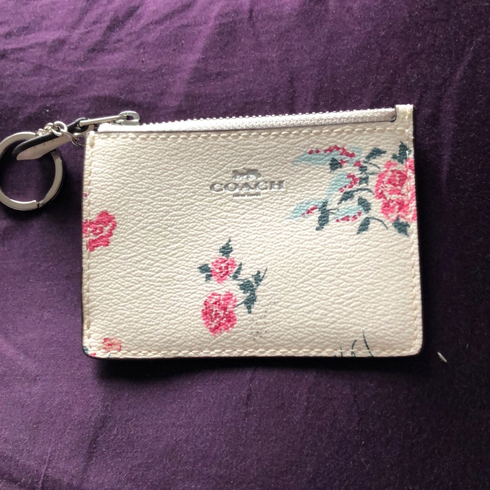 Coach Floral Print Wallet